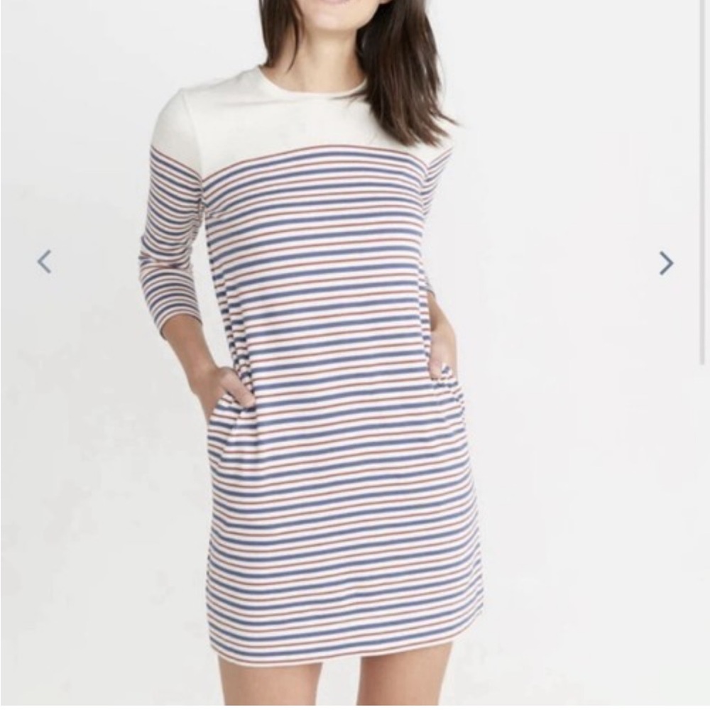 Marine Layer Striped Mini Dress size L